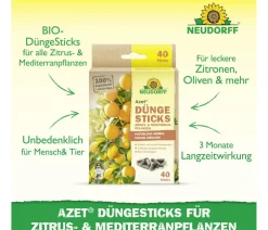 Neudorff Azet® Düngesticks für Zitrus- & Mediterranpflanzen, 40 Stk. Discount