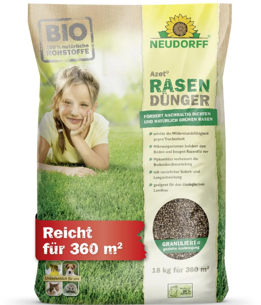 Neudorff Rasendünger - Azet® Rasendünger, 18 kg