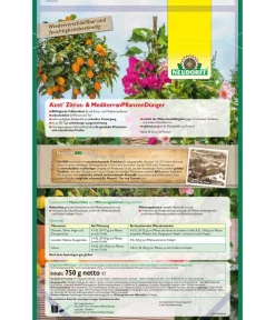 Neudorff Obst- & Gemüsedünger|Spezialdünger > Azet® Zitrus- und mediterraner Pflanzendünger, 750 g