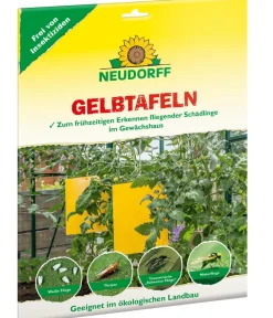 Neudorff Schädlingsbekämpfungsmittel|Insektenschutz & Fallen - Gelbtafeln, großformatig, 5 Stück
