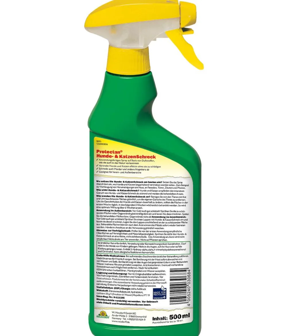 Neudorff Protectan® Hunde- und Katzenschreck, 500 ml Hot