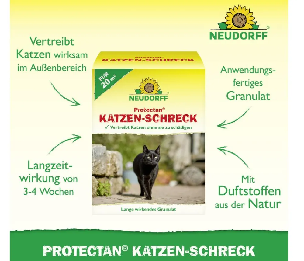 Neudorff Schädlingsbekämpfungsmittel > Protectan® Katzen-Schreck, 200 g