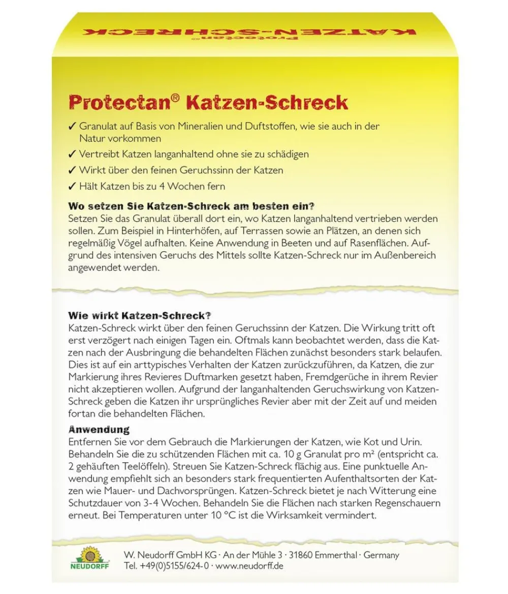 Neudorff Schädlingsbekämpfungsmittel > Protectan® Katzen-Schreck, 200 g