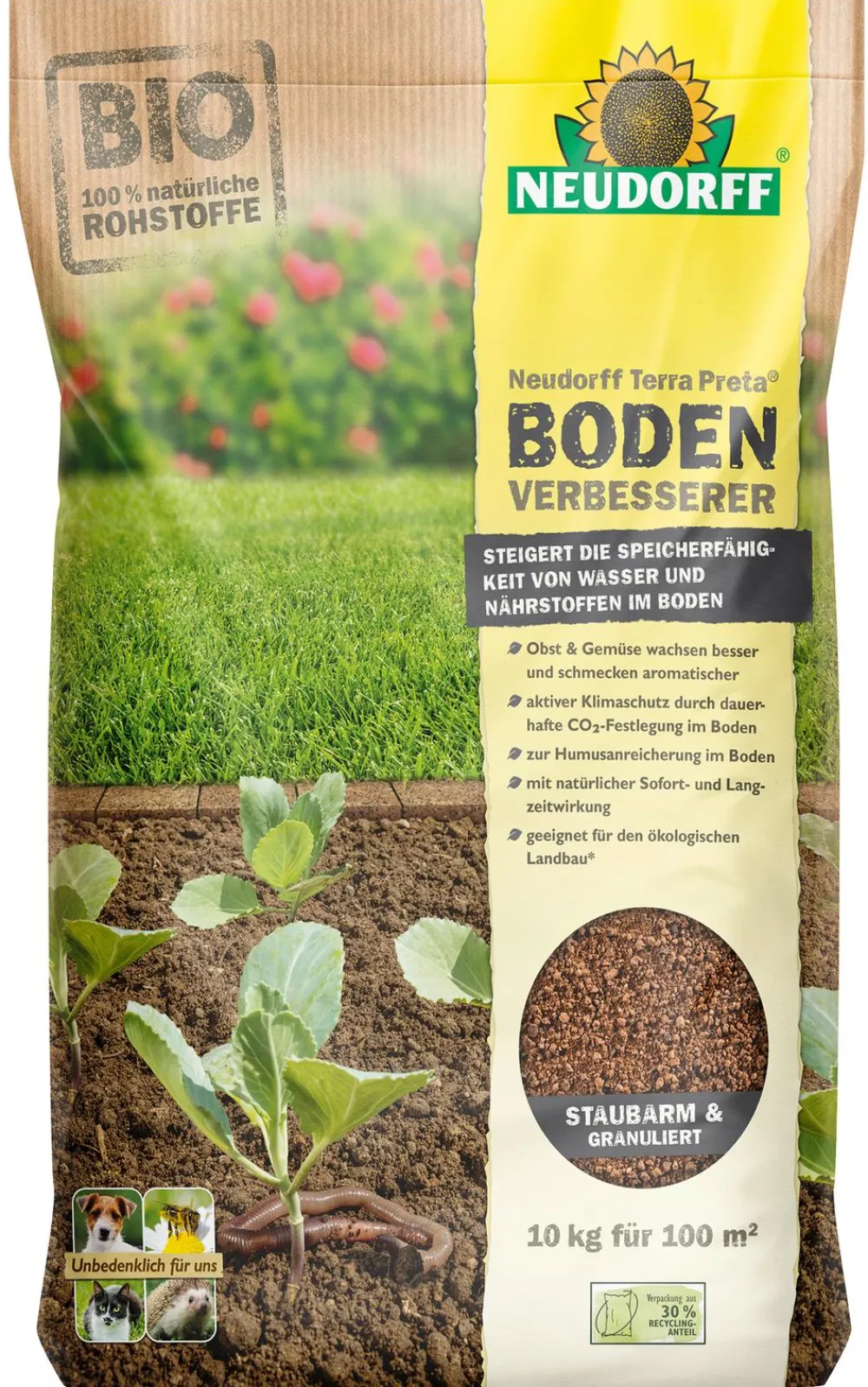 Neudorff Rasendünger > Terra Preta® Bodenverbesserer, 10 kg