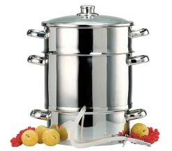 Nik. Schmitt Saft- & Weinherstellung > Edelstahl-Dampfentsafter, 8 l, ca. Ø26/H29 cm