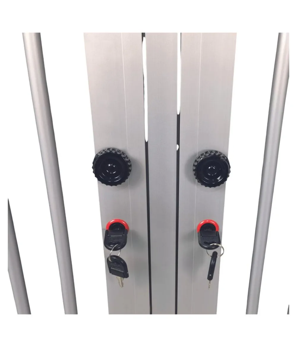 Nobby® Hundetransportboxen - Nobby Aluminium-Autotransportbox Doppelt New Design, , ca. B92/H68/T88 cm Silber