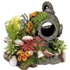 Nobby® Nobby Aquariumdeko Helm mit Pflanzen, ca. B13,5/H12/T11 cm Online