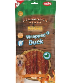 Nobby® Hundeleckerlies - Nobby Hundesnack StarSnack Barbecue Wrapped Duck, 375 g