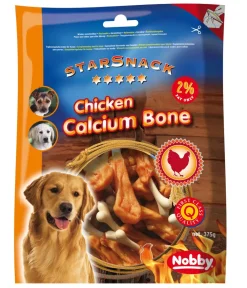Nobby® Nobby Hundesnack StarSnack Chicken Calcium Bone, 375 g Hot
