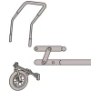 Nobby® Mehr Transport & Unterwegs > Nobby Jogger-Umbausatz für Fahrradanhänger M
