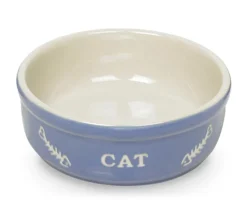 Nobby® Katzennäpfe & Tränken - Nobby Keramikschale Cat, ca. Ø13,5 cm, 250 ml Hellblau