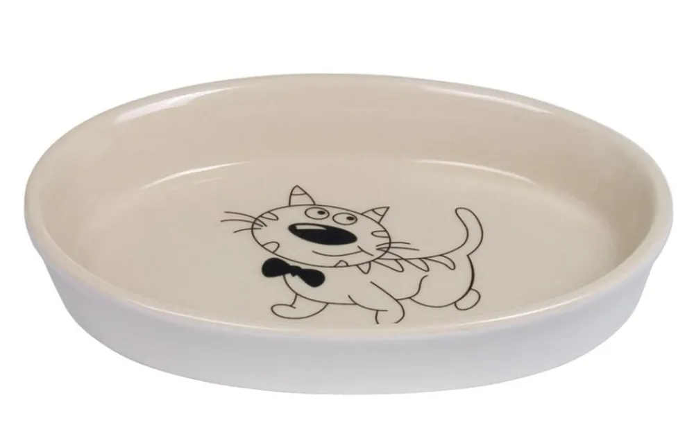 Nobby® Katzennäpfe & Tränken - Nobby Keramikschale, /, ca. B17/H2/T11 cm, 120 ml