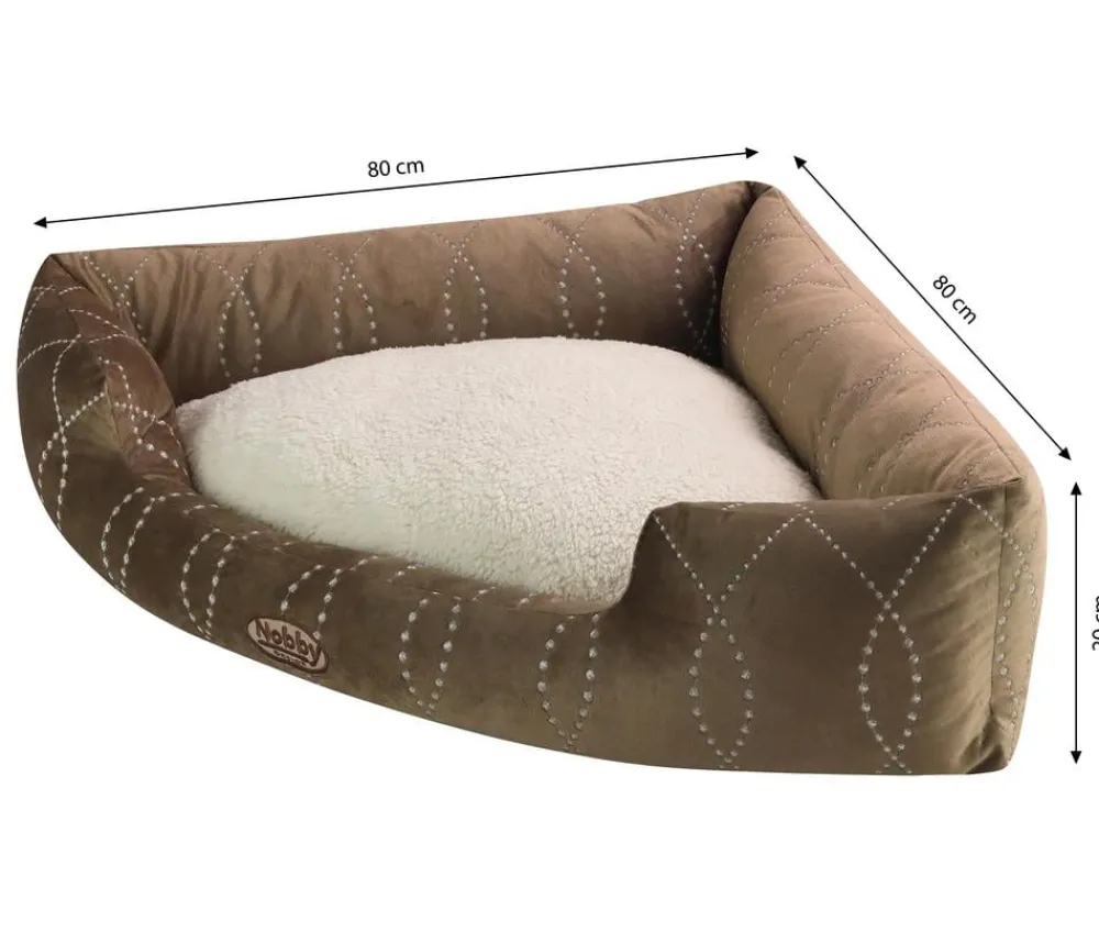 Nobby® Hundebetten & Körbe|Katzenbetten & Katzenkissen - Nobby Komfortbett Ceno, dreieckig, Braun