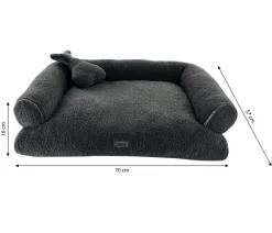 Nobby® Nobby Komfortbett Jella, rechteckig, Dunkelgrau Sale