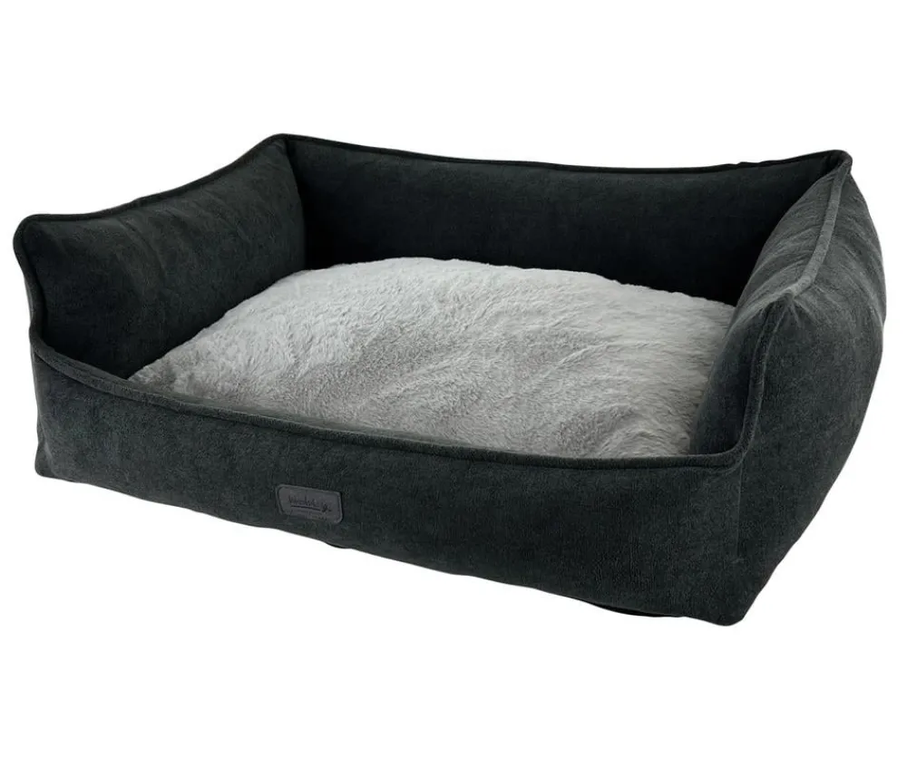 Nobby® Hundebetten & Körbe|Katzenbetten & Katzenkissen - Nobby Komfortbett Nila, rechteckig, Dunkelgrau