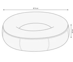 Nobby® Nobby Komfortbett Paw, rund, Braun Online