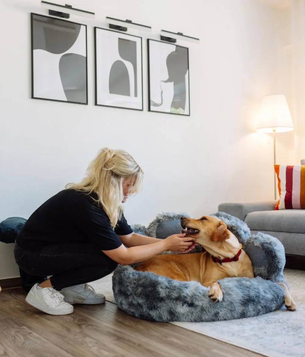 Nobby® Nobby Komfortbett Paw, rund, Grau