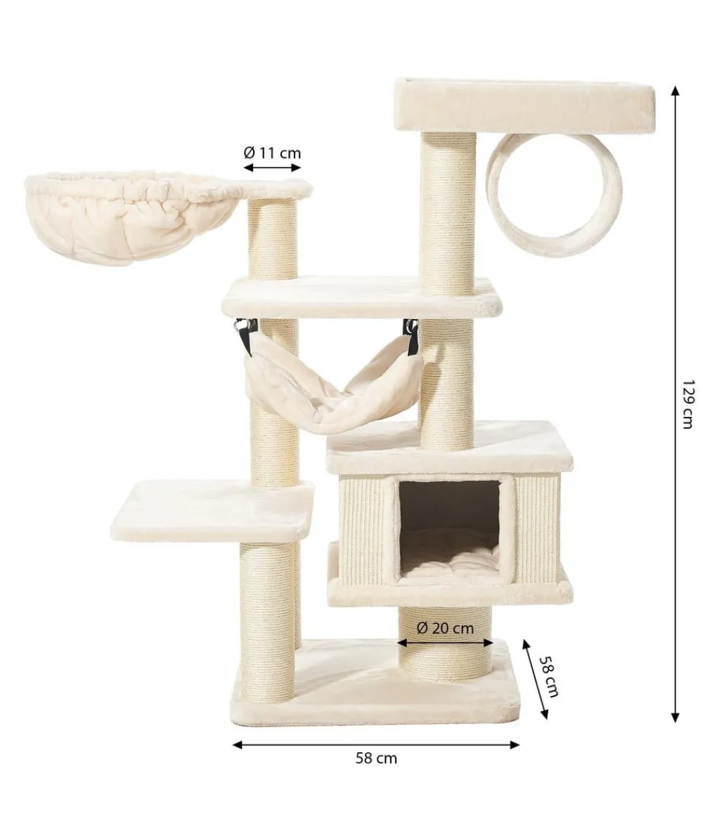 Nobby® Kratzbäume & Kratzmöbel > Nobby Kratzbaum Elin, ca. B58/H129/T58 cm