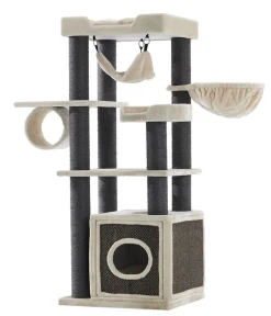 Nobby® Kratzbäume & Kratzmöbel - Nobby Kratzbaum Faris, , ca. B92/H173/T64 cm Creme