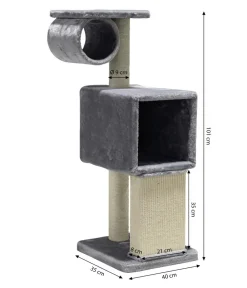Nobby® Kratzbäume & Kratzmöbel - Nobby Kratzbaum Fina, ca. B35/H101/T40 cm Grau