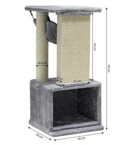 Nobby® Nobby Kratzbaum Idris, ca. B40/H84/T40 cm Grau New