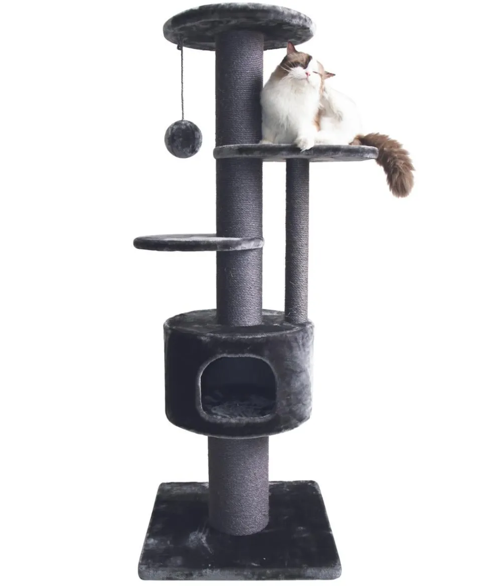 Nobby® Kratzbäume & Kratzmöbel - Nobby Kratzbaum Taru, , ca.B60/H164/T60 cm Dunkelgrau