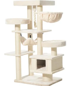 Nobby® Nobby Kratzbaum Vago, ca. B59/H162/T79 cm Creme Discount