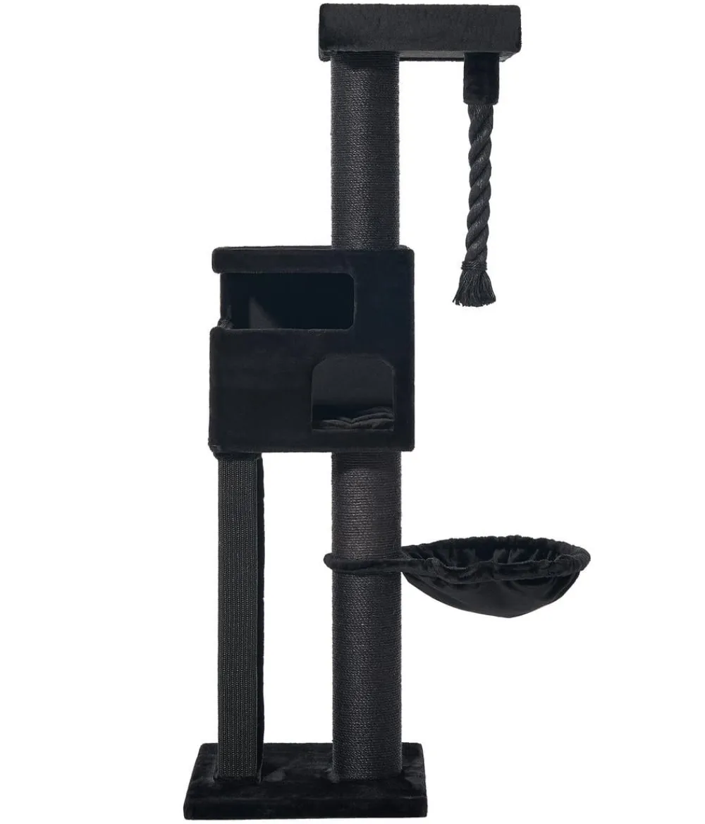 Nobby® Kratzbäume & Kratzmöbel - Nobby Kratzbaum Yoan, ca. B50/H167/T50 cm Schwarz