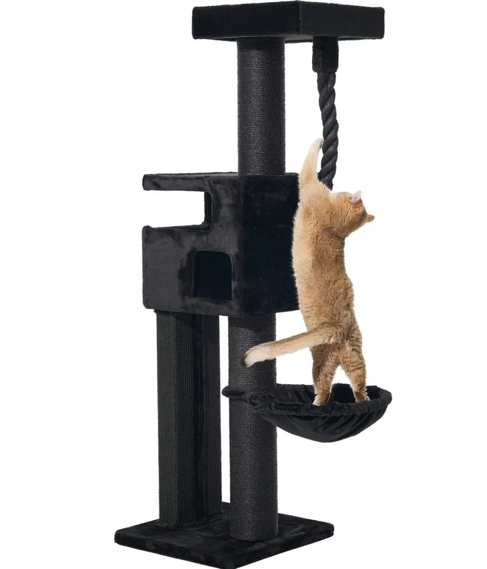 Nobby® Kratzbäume & Kratzmöbel - Nobby Kratzbaum Yoan, ca. B50/H167/T50 cm Schwarz