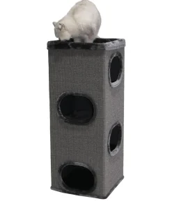 Nobby® Kratzbäume & Kratzmöbel - Nobby Kratztonne Adria III, , ca. B38/H98/T38 cm Dunkelgrau