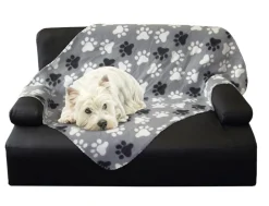 Nobby® Nobby Kuscheldecke Fleece Plaid Pippa Classic, rechteckig, ca. B150/T100 cm Grau Outlet