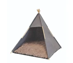 Nobby® Katzenhöhlen|Hundebetten & Körbe - Nobby Kuschelzelt Tenda, rechteckig, , ca. B70/H70/T70 cm Dunkelgrau