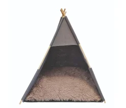 Nobby® Katzenhöhlen|Hundebetten & Körbe - Nobby Kuschelzelt Tenda, rechteckig, , ca. B70/H70/T70 cm Dunkelgrau