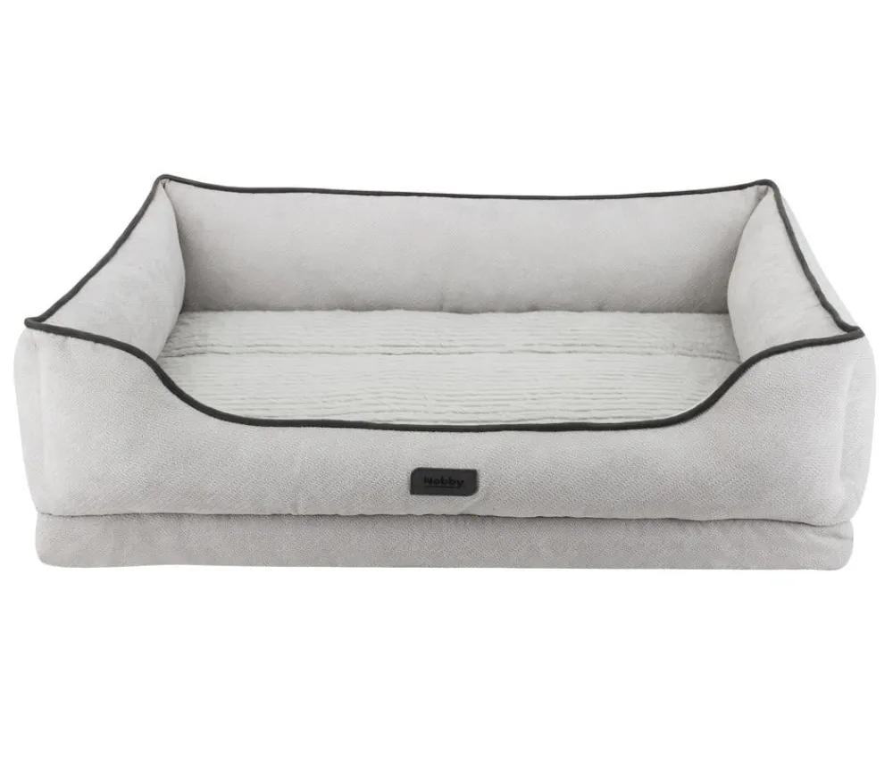 Nobby® Betten & Kissen|Hundebetten & Körbe > Nobby Orthopädisches Komfortbett Lago, rechteckig, hell, ca. B90/H24/T70 cm
