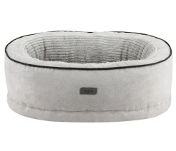 Nobby® Betten & Kissen|Hundebetten & Körbe > Nobby Orthopädisches Komfortbett Lago, oval, hell, ca. B85/H24/T60 cm