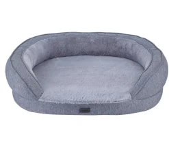 Nobby® Betten & Kissen|Hundebetten & Körbe - Nobby Orthopädisches Komfortbett Amca, oval, , ca. B78/H18/T62 cm Grau