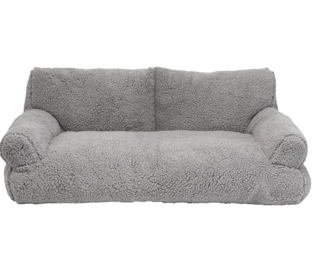 Nobby® Mehr Hundeschlafplätze - Nobby Plüschsofa Teddy, rechteckig, Hellgrau