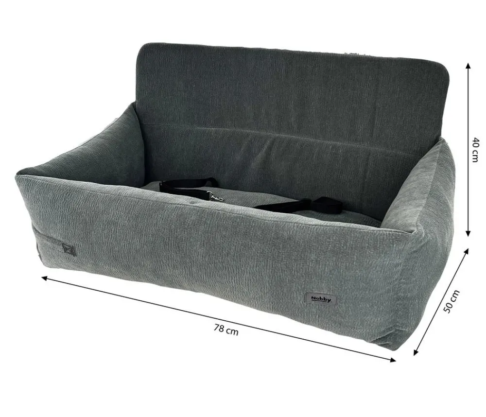 Nobby® Mehr Transport & Unterwegs - Nobby Reisebett XL Levio, rechteckig, , ca. B78/H40/T50 cm Grau