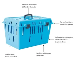 Nobby® Hundetransportboxen > Nobby Transportbox Pet Daddy II, ca. B37/H33/T55 cm