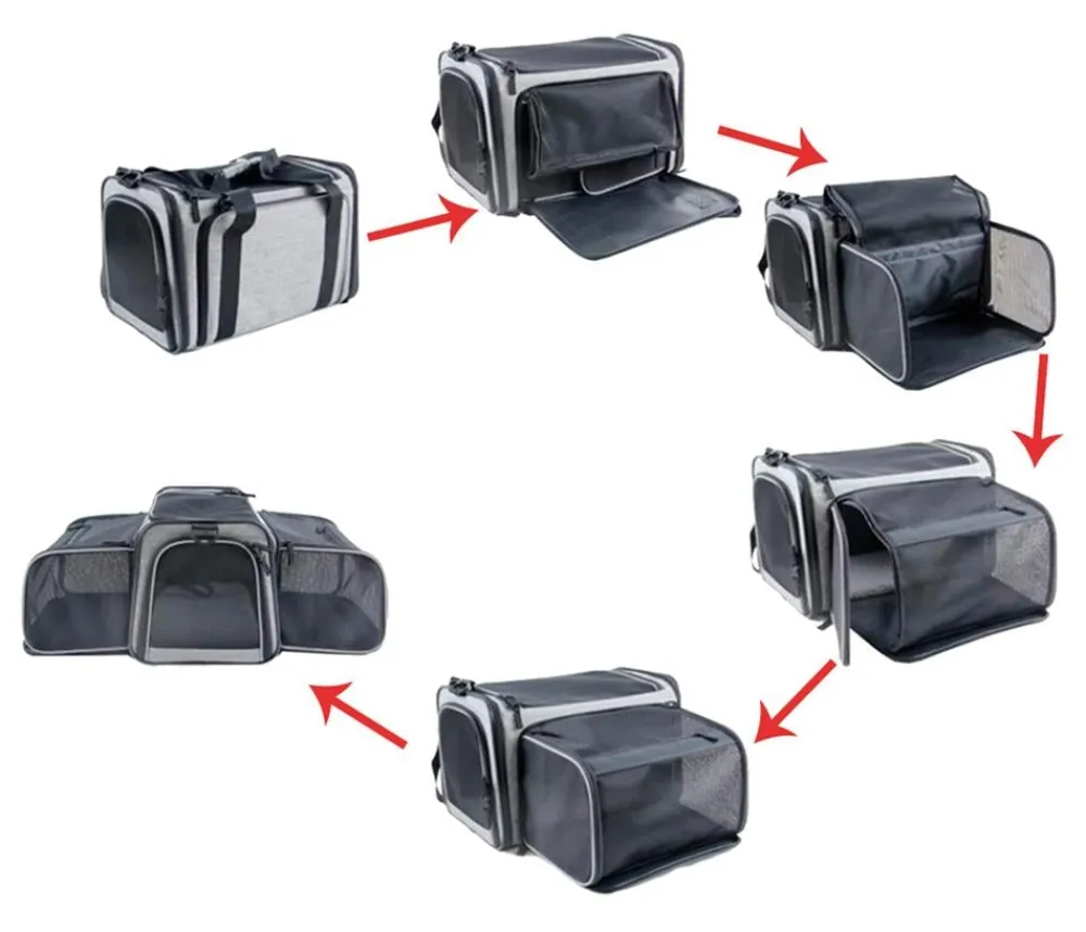 Nobby® Hundetransportboxen - Nobby Transporttasche Extend, ca. B45/H28/T28 cm