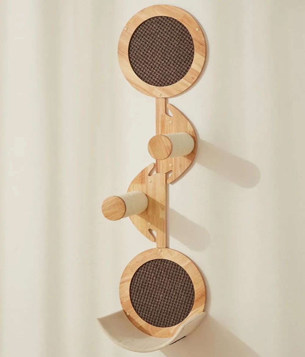 Nobby® Kratzbäume & Kratzmöbel > Nobby Wandelement Stufen Hig, , ca. B35/H125/T26,5 cm