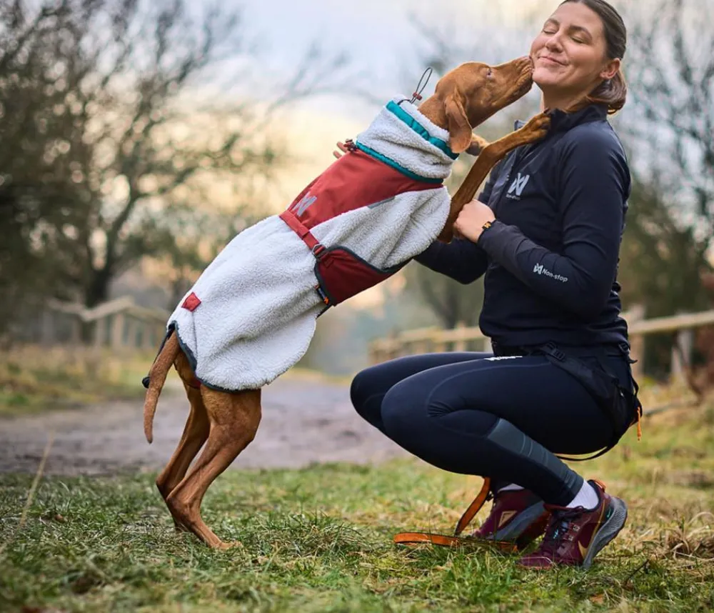 Non-stop dogwear Hunde-Fleecejacke Trekking fleece dog jacket, grau// Best