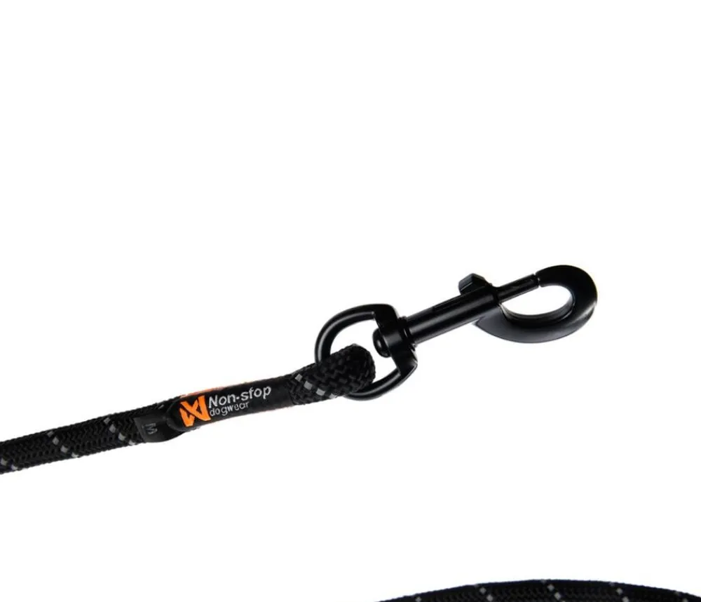 Non-stop dogwear Hundeleine Rock adjustable leash, , L2,3 m Schwarz Discount