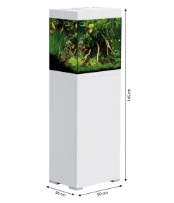 Oase Aquarium Kombination StyleLine 85, ca. B50/H145/T36 cm Weiß Sale