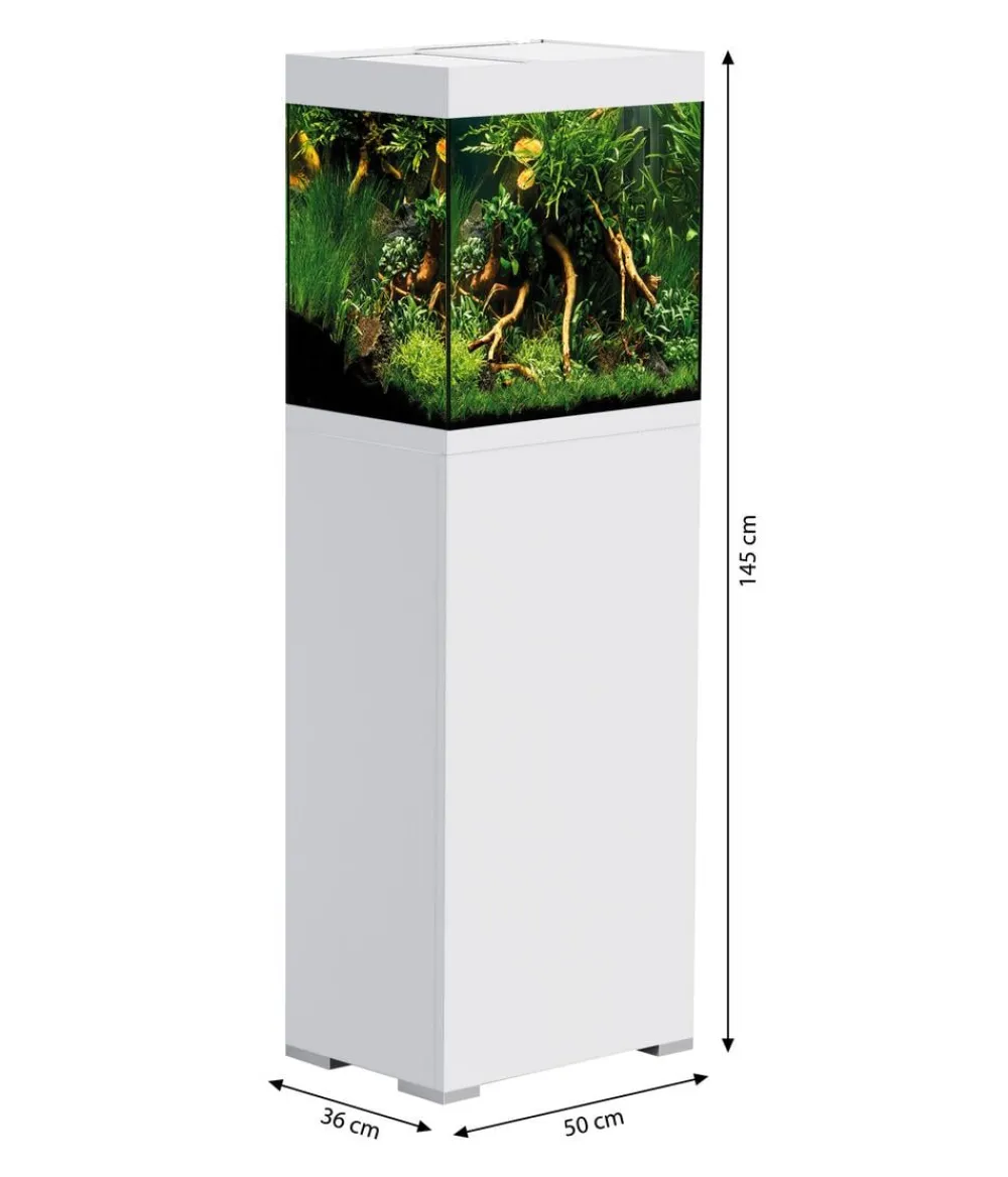 Oase Aquarium Kombination StyleLine 85, ca. B50/H145/T36 cm Weiß Sale