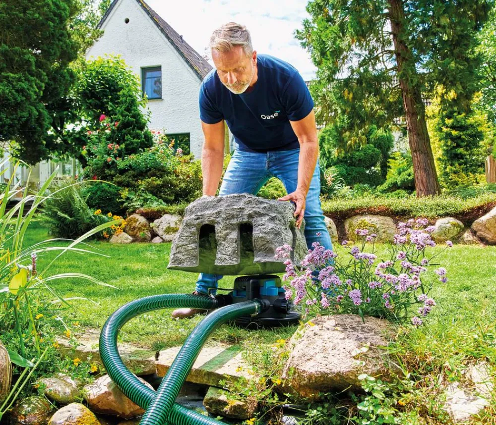 Oase Gartenteich·Teichpumpen & Teichtechnik|Teichpumpen & Teichtechnik - Druckfilter FiltoClear Set 13000 OC Schwarz