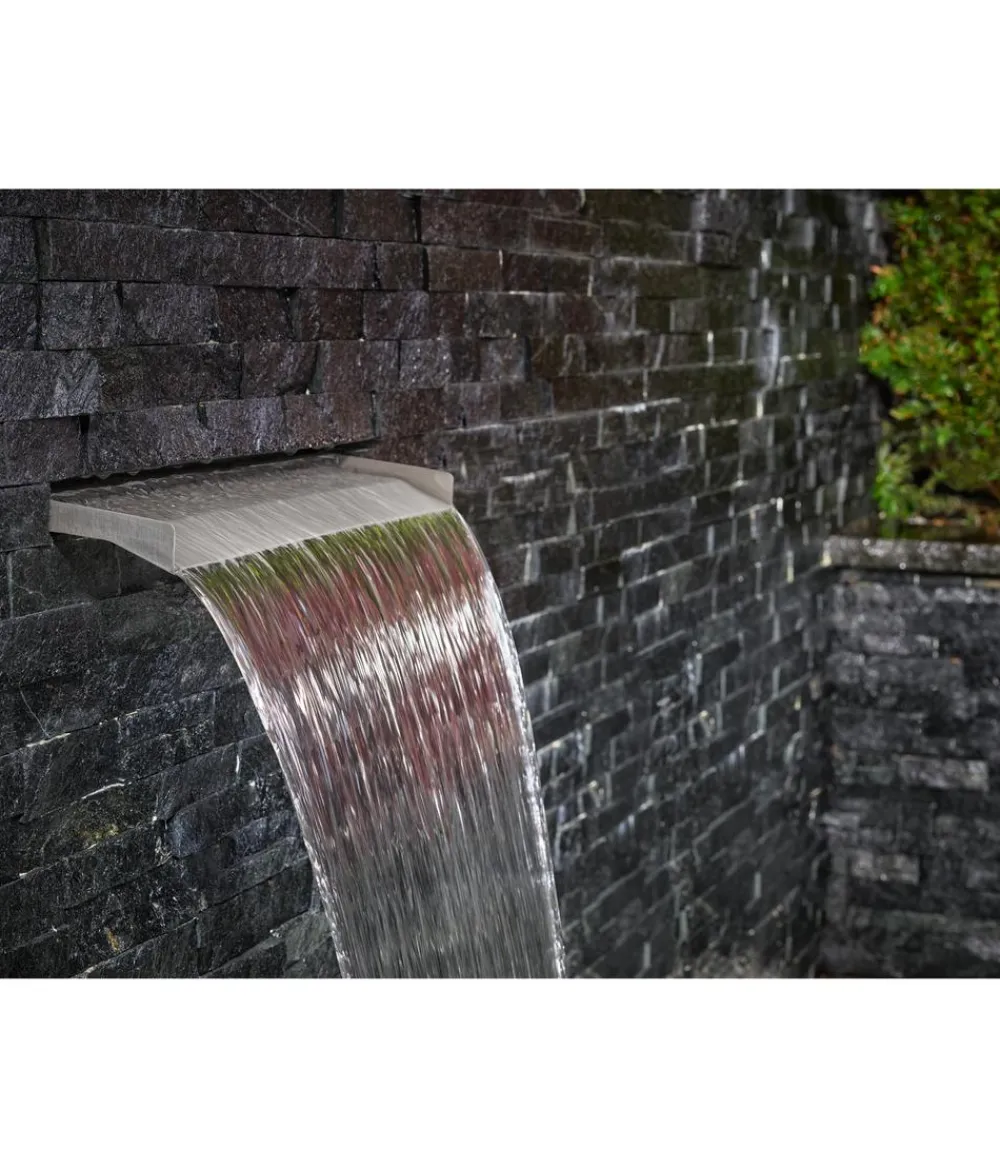 Oase Edelstahl-Wasserfall XL Silber Discount