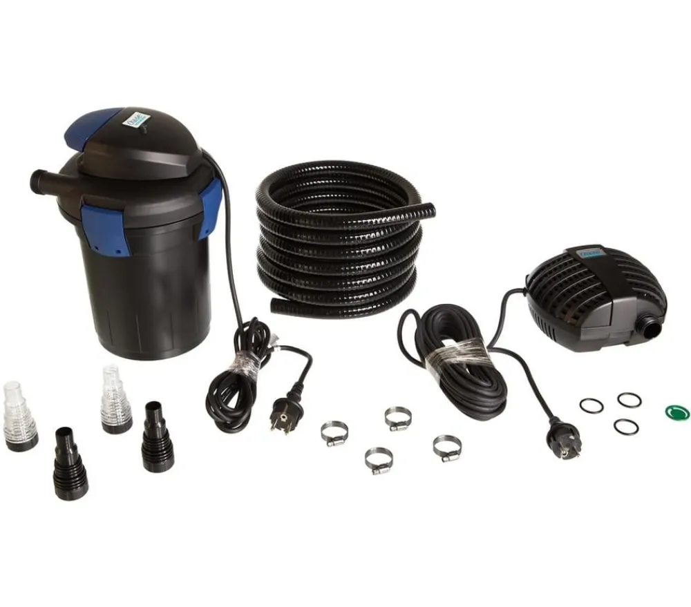 Oase Gartenteich·Teichpumpen & Teichtechnik|Teichpumpen & Teichtechnik - Filter BioPress-Set 4000 Schwarz