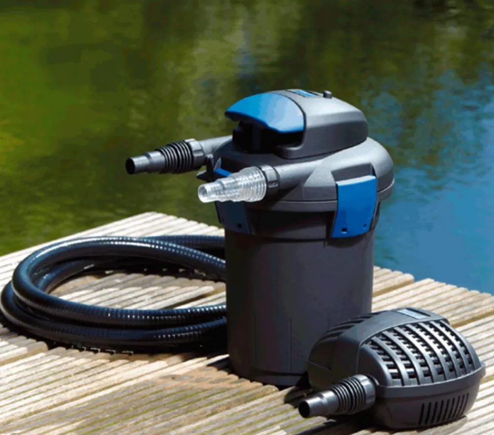 Oase Gartenteich·Teichpumpen & Teichtechnik|Teichpumpen & Teichtechnik - Filter BioPress-Set 4000 Schwarz