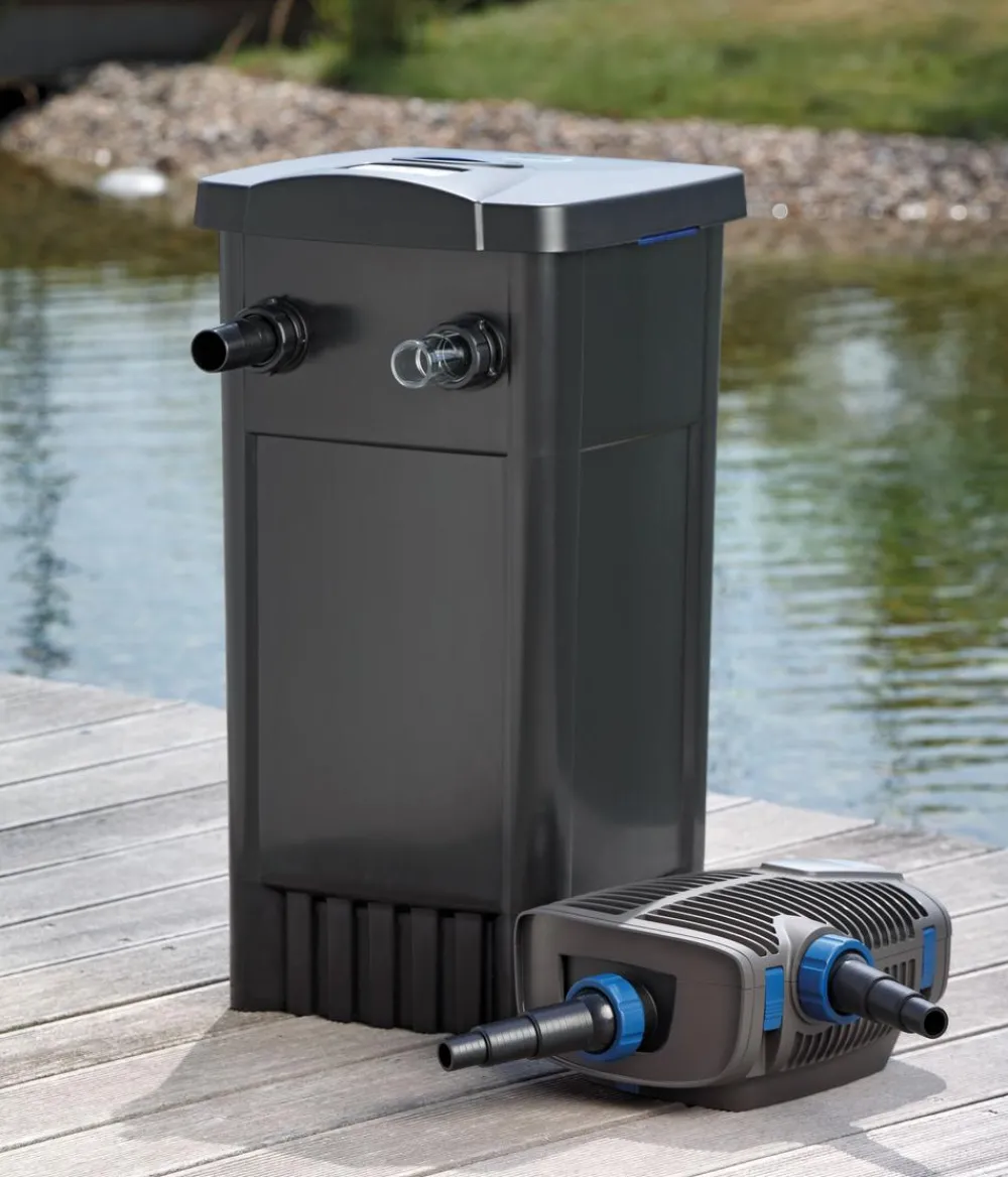 Oase Gartenteich·Teichpumpen & Teichtechnik|Teichpumpen & Teichtechnik - Filterpumpe FiltoMatic Set 14000 OC Schwarz